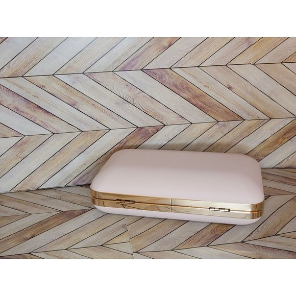 New Azzaro Parfums Girl Wanted Pink Gold Small Clutch Evening Bag - Picture 4 of 5